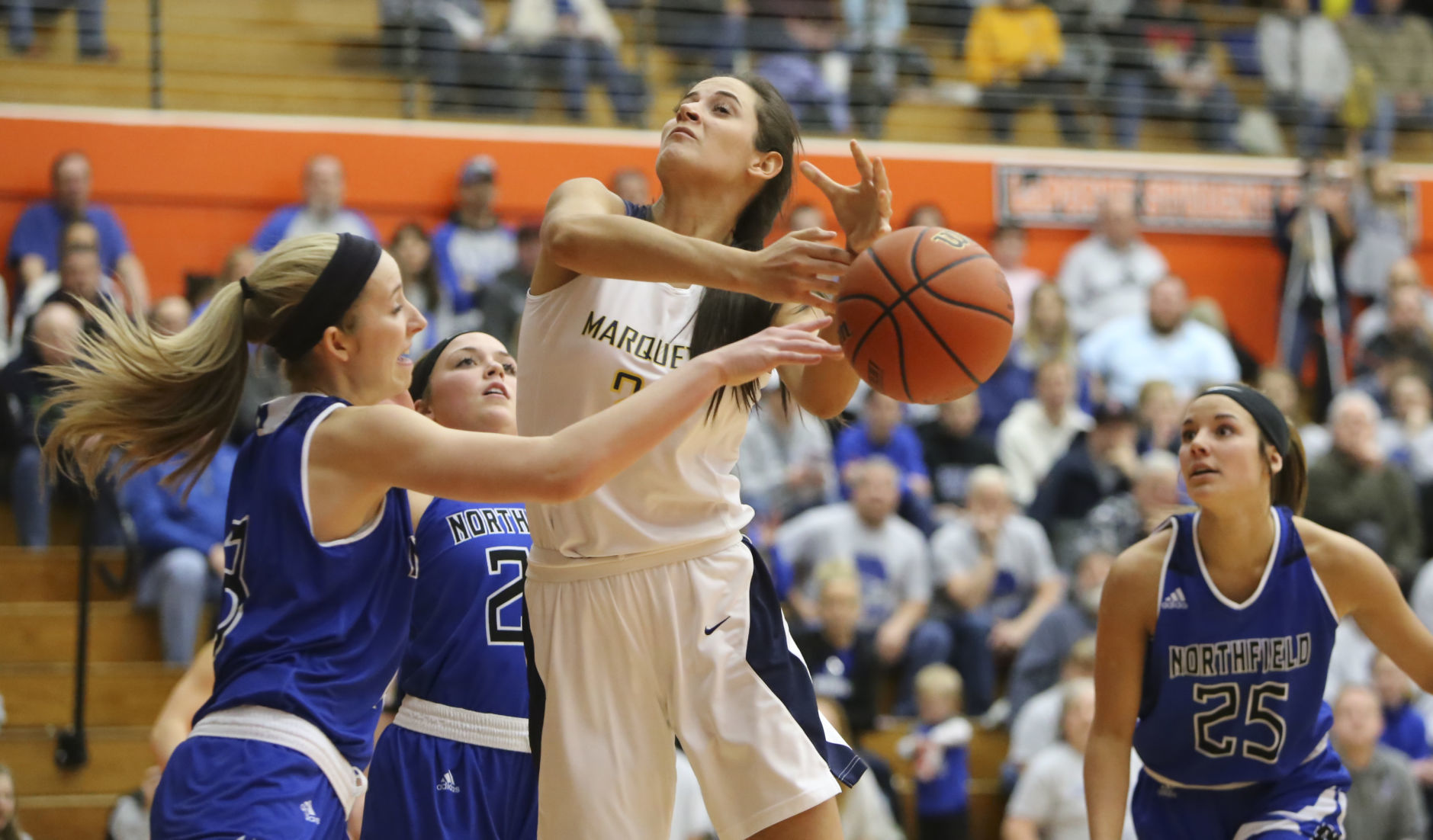 Marquette Catholic plays Northfield Saturday in semi state at LaPorte High School